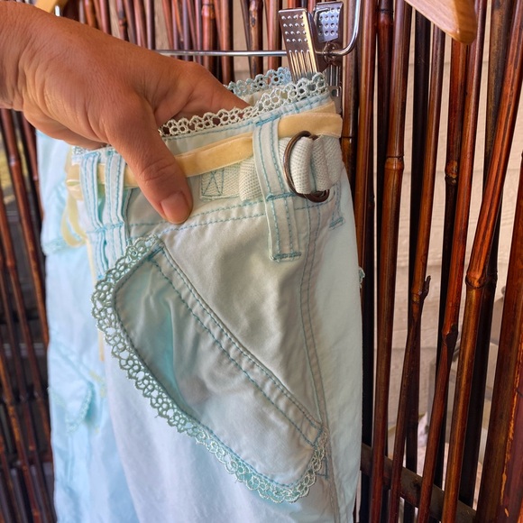 NWOT Miss Me Mint Patched Crop Pants - Picture 11 of 16